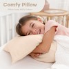 Toddler Pillow with Cotton Pillowcase, 13"x18", Kids Pillow for Sleeping by Comfy Cubs - 1 Pack - image 3 of 4