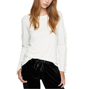 Sanctuary Clothing Womens Ruffle-Sleeve Embellished T-Shirt - 1 of 1