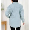 Women's Collared Denim Tunic - Heyson - 3 of 4