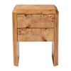 bali & pari Nebu Wood Nightstand Mappa Burl - 4 of 4