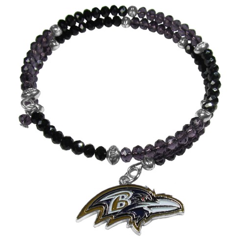 Baltimore Ravens Pendant, 14K White - The GLD Shop