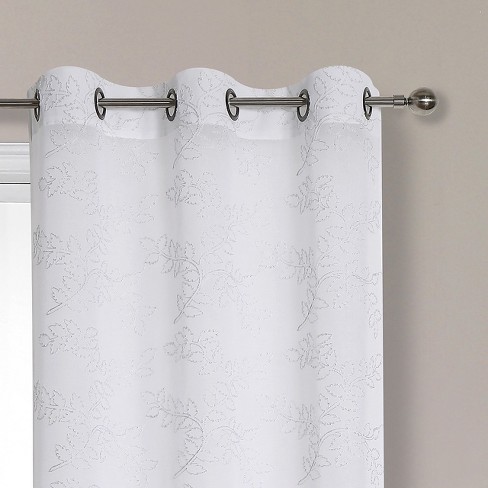 Lyndale Mila 120 Grommet Sheer Window Curtain Panel in White (Single)