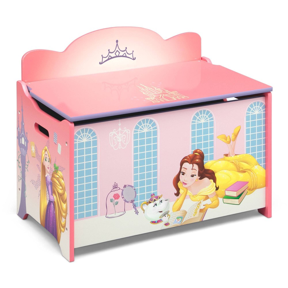 Photos - Other Decoration Delta Children Disney Princess Deluxe Toy Box - Greenguard Gold Certified