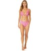 Women's Shibori Geo Ring Plunge Triangle Bikini Swim Top - 4 of 4