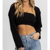 Women's HARRIS RIBBED KNIT BOLERO SET - CRESCENT L - 2 of 4