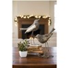 Metal Bird Figurine Set Rustic Grey 12″ H by Kalalou - 2 of 3