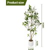 Coucheta 2-Piece Artificial Potted Trees Set, Realistic Faux Plants in Pots for Indoor Home Office Decor - 2 of 4