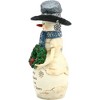 Pavilion Gift Company - Christmas Family - 6" Snowman with Wreath - Decorative Objects - 4 of 4