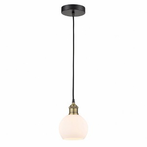 Athens - 1 Light Mini Pendant In Industrial Style-8.88 Inches Tall and 6 Inches Wide - 1 of 1