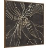 Amanti Art Lines of Gold Floral II by Asia Jensen Framed Wall Art Print - 2 of 4
