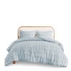 Racxily Clip Jacquard Comforter Set, Pompom Detail Design with Antimicrobial Protection - 2 of 4