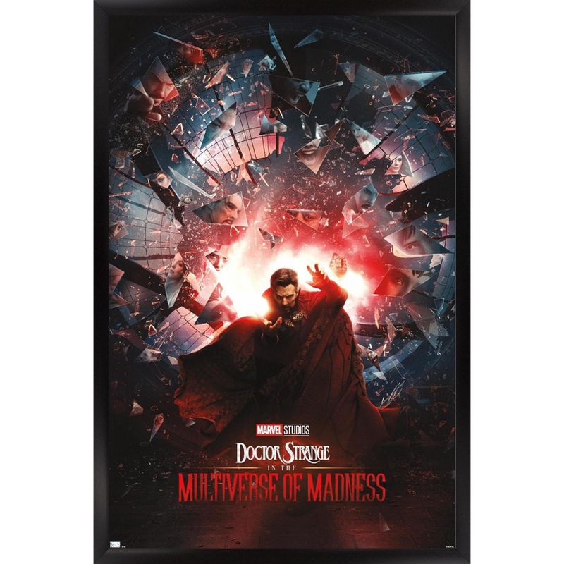 Trends International Marvel Doctor Strange in the Multiverse of Madness - Official One Sheet Framed Wall Poster Prints, 1 of 7