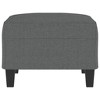 vidaXL Footstool Dark Gray 27.6 in.x21.7 in.x16.1 in. Fabric - 4 of 4