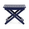 15"D x 22.75"W x 18.25"H Outdoor Folding Wooden Side Table - 4 of 4