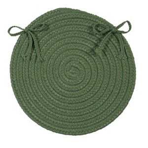 Colonial Mills Boca Raton - Moss Green Chair Pad, Set of 4 - 1 of 2