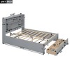 NicBex Full Size Platform Bed with Storage Headboard and 2 Drawers for Adults/Boys/Girls,Gray - 3 of 4