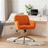 NicBex Adjustable Office Chair with Golden Metal Base,Modern Computer Chair,Swivel Upholstered Desk Chair for Adult, Student - 2 of 4