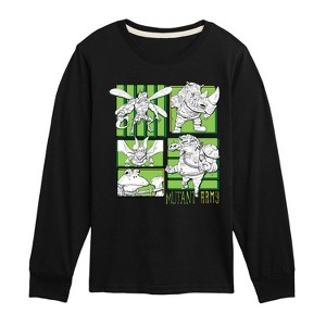 Boys' - Teenage Mutant Ninja Turtles Mutant Mayhem - Mutant Army Long Sleeve Graphic T-Shirt - 1 of 3