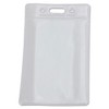 SICURIX SICURIX Badge Holder, Vertical, 2.75 x 4.13, Clear, 12/Pack - 3 of 4