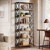 Tribesigns 6-Tier Bookshelf, 70.86-Inch Tall Bookcase Industrial Freestanding Display Shelf with Metal Frame and Open Shelves for Home Office - 4 of 4