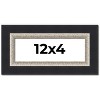 PosterPalooza | Panoramic Embellished Black Picture Frame - UV Acrylic, Foam Board Backing, Hanging Hardware - 2 of 4