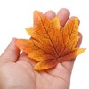 Unique Bargains Wedding Thanksgiving Halloween Decoration Artificial Maple Leaves 200 Pcs - 4 of 4