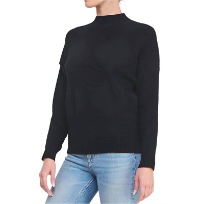 Women's Diamond Knit Sweater - ALLIE ROSE
