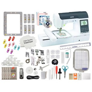 Brother SE2000 5" x 7" Computerized Sewing and Embroidery Machine w/Magnetic Frame Bundle - 1 of 4