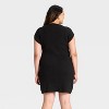 Women's Short Sleeve Ribbed Mini A-Line Dress - Universal Thread™ - 2 of 3