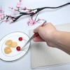 Unique Bargains Tapered Dishware Chopsticks Silver Tone 10 Pcs - 4 of 4