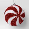9ct Christmas Tinsel Ball Candy Cane Stripe - Wondershop™ - 4 of 4