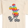 Men's - Disney - Mickey Checkered and Rainbow Silhouette Short Sleeve Graphic T-Shirt - 2 of 4