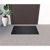 HomeRoots 18" X 30" Black Rubber Outdoor Door Mat - 2 of 4