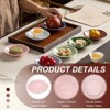 Unique Bargains Ceramic Decorative Water Pattern Mini Candy Serving Platter 4.25" - 3 of 4