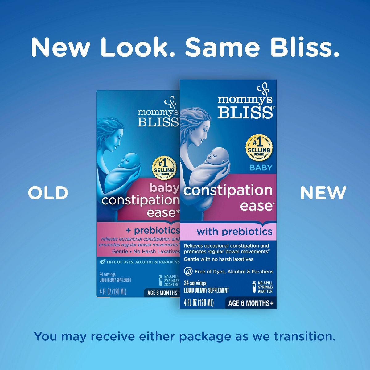 Mommy's Bliss Baby Constipation Ease + Prebiotics - 4 fl oz (24 servings) - thumbnail 2
