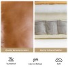 Set of 2 Theresa Modern Upholstery Genuine Leather Recliner with Nailhead Trim for Living Room and Bedroom| ART OF LIVING DESIGNS - 4 of 4