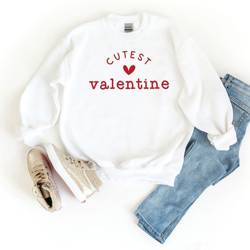 The Juniper Shop Cutest Valentine Youth Graphic Sweatshirt, 2 of 5