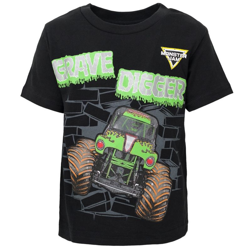 Monster Jam Graphic T-Shirt and Shorts Outfit Set Toddler, 3 of 8
