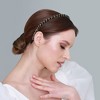 Unique Bargains Women's Hairband 2 Rows Rhinestone Headband 0.31 Inch Wide 1 Pc - image 2 of 4