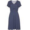 Women's Short Sleeve Print Dress - LASCANA - 2 of 4