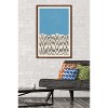 Trends International Geometric - Blue Framed Wall Poster Prints - 2 of 4