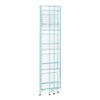 Breighton Home 57.5" Xtra Storage 5 Tier Folding Metal Shelf in Sea Foam Blue - 4 of 4