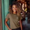 Dalix Womens Heartly Ghost Lightweight High Waisted Tee - 3 of 4