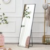 KTMBDW Full Length Mirror, Floor Mirror with Aluminum Alloy Thin Frame,Free Standing or Wall-Mounted Mirrors for Living Room - 3 of 4