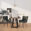 vidaXL Dining Chairs, 2 Pcs, Dark Gray Velvet - 2 of 4