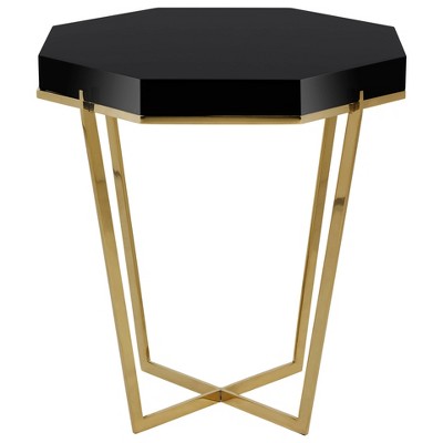 End Table Gold Black - Safavieh