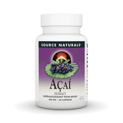 Acai Extract by Source Naturals, Inc.  -  60 Capsule
