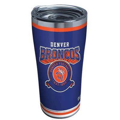 NFL Denver Broncos 20oz Vintage Stainless Tumbler