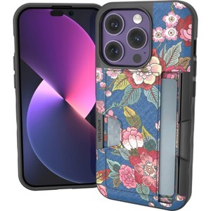 Smartish iPhone 14 Wallet Case - Wallet Slayer Vol 2 Credit Card Kickstand Holder - 1 of 4