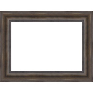 Amanti Art Rustic Pine Black Framed Dry Erase Magnetic Board - 1 of 4